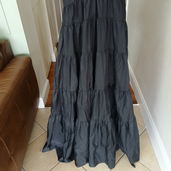 NWT STAUD Corsica Plunging Tiered Maxi Dress - Picture 5 of 11